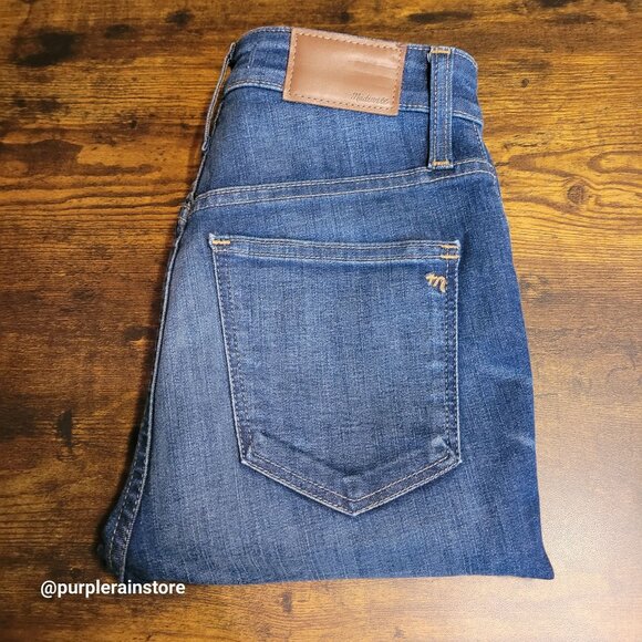 Madewell Jeans Size 26 Curvy High Rise Skinny Tummy Control Moreaux Wash AA621 - Picture 3 of 13